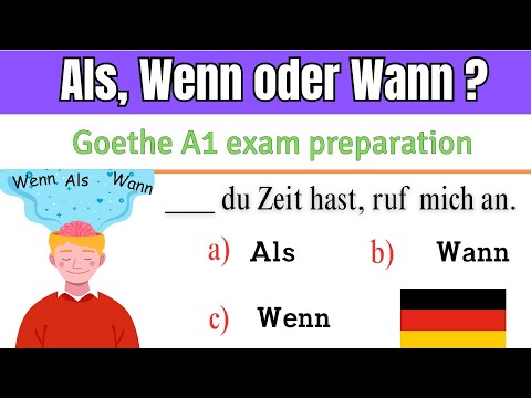 Als, Wenn oder Wann? | Deutsch Grammatik einfach erklärt | A1 A2 Deutsch Quiz