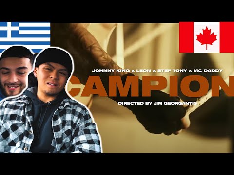 CANADIANS REACT TO GREEK RAP - Johnny King x LEON x Stef Tony x Mc Daddy - CAMPIONE 🏆