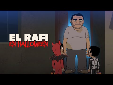 El Rafi en Halloween 🎃🍬 | Lechitoons 
