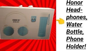 Honor Gift Box Unboxing and Review | Honor Headphones | Water Bottle | Phone Holder (Urdu/Hindi)