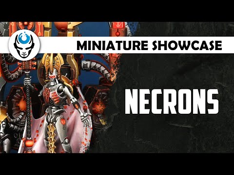 NECRONS ARMY - LVL 3/4/5/6 MINIATURE SHOWCASE 4K