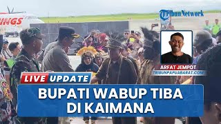 Wabup Isak Waryensi Tiba di Kaimana Papua Barat Disambut Tarian Adat: Kami Tak akan Membeda-bedakan