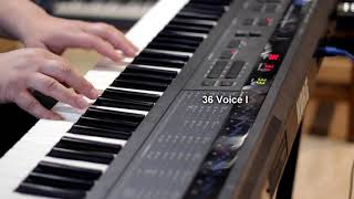 Video thumbnail for KORG MEX-8000 bank D - a few demos by SynthMania