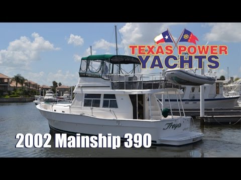2002 Mainship 390 trawler yacht for sale at Texas Power Yachts