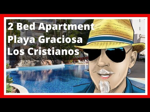 2 bed, 2 bath apartment for sale on Playa Graciosa Los Cristianos Tenerife - 370.000€
