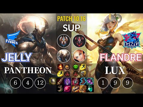 AF Jelly Pantheon vs LNG Flandre Lux Sup - KR Patch 10.16