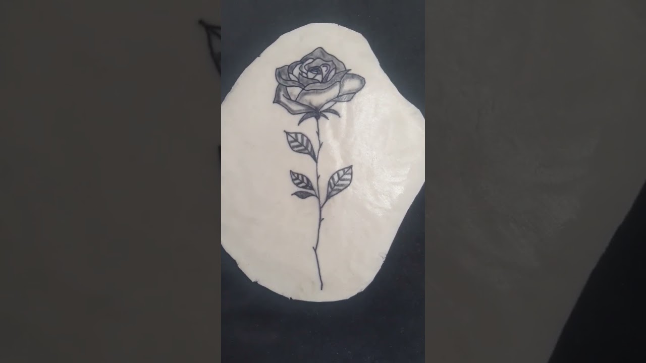 Rosa 🌹 #treino #aprendiz #desenho #tattoo #tatuagem #tatto #rosa #flores #floral #tattoofeminina