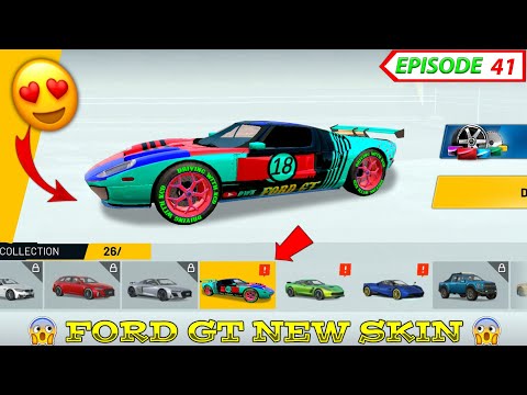 😍Ford GT New Skin In extreme Island 😍 - Extreme Car Driving Simulator 2023