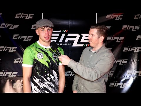 Éire Fighting Championship 1: Senan Coakley Post-Fight Interview