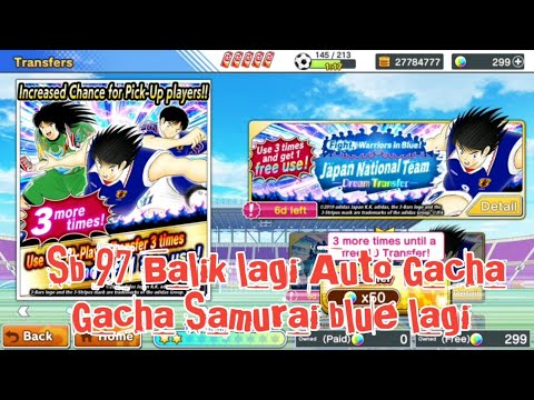 Gacha Samurai Blue 4 Step Demi Ken - Captain Tsubasa Dream Team