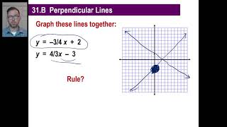 Saxon Math - Algebra 2: 3rd Edition (Lesson 31 - Negative Reciprocals, Perpendicular Lines)