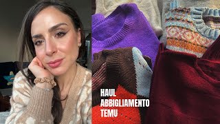 MEGA HAUL ABBIGLIAMENTO TEMU ....CAPI LOW COST STUPENDI #temu #temuhaul