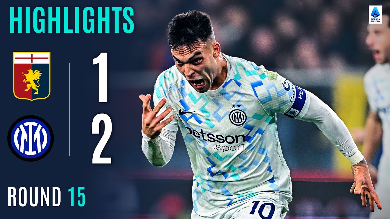 GENOA-INTER 1-2 | HIGHLIGHTS | Bisseck and Lautaro send Inter back on top | SERIE A 2025/26
