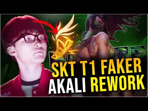 SKT T1 Faker AKALI REWORK vs YASUO MID | FULL GAMEPLAY | #LeagueofLegends