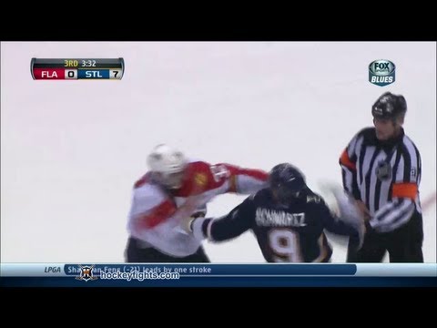Kris Versteeg vs Jaden Schwartz Oct 5, 2013