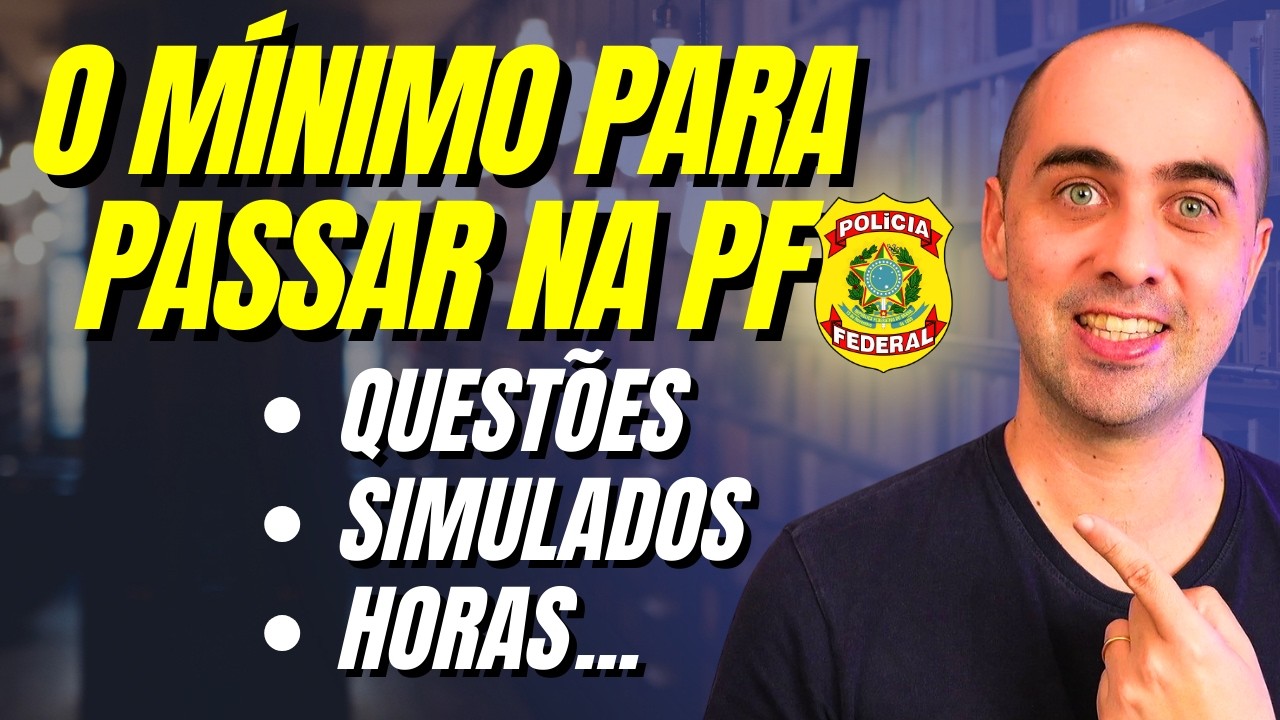 PF| O que as pesquisas mostram que um aprovado deve fazer!