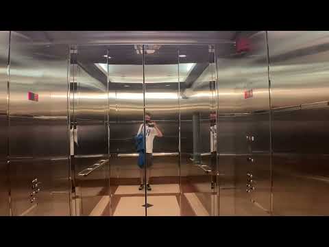 Huge 8000 Pound Capacity Fujitec Hydraulic Track 2 Elevator At The Secaucus NJ