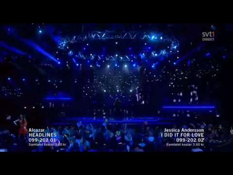 2. Jessica Andersson - I Did It For Love - Omgång 1 (Melodifestivalen 2010 Andra Chansen)
