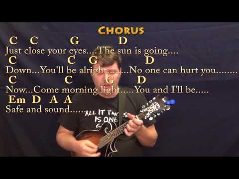 Safe and Sound (Taylor Swift) Mandolin Cover Lesson in Em with Chords/Lyrics