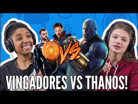 JOVENS REAGEM A VINGADORES VS THANOS - 7 MINUTOZ