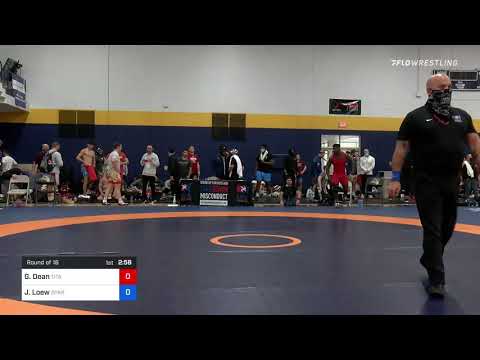 86 Kg Round Of 16 - Gabe Dean, Titan Mercury Wrestling Club (TMWC) Vs Jonathan Loew, Spartan Comba