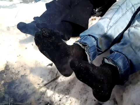 Flytande vatten blir synlig gas.