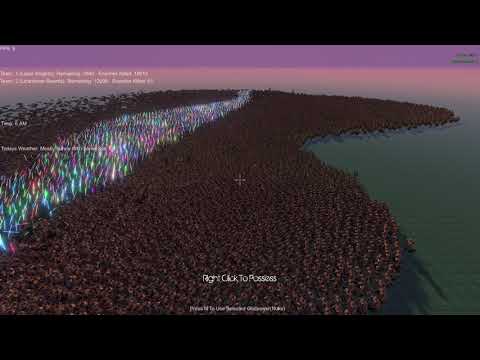 3,000 Jedi vs 30,000 Lizardmen Ultimate Epic Battle Simulator