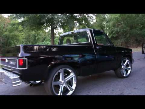 Chevrolet Silverado on Iroc Wheels at Mlk Park in Memphis