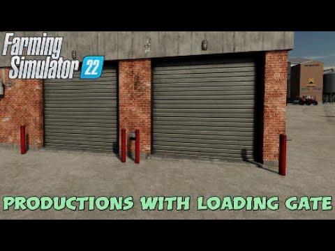 FS22  New Mod (console): Productions With Loading Gate | Mods in the spots # 155