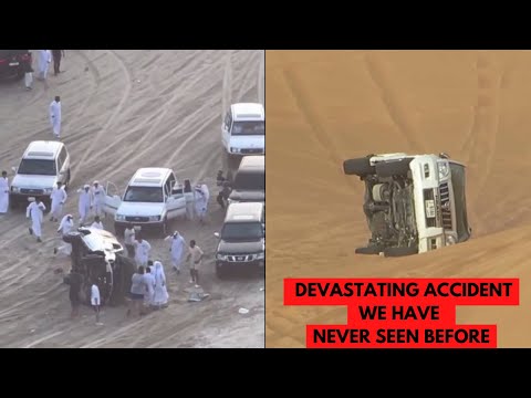 HORRIFYING CAR ACCIDENT IN DUBAI DESERT SAFARI 😲 😲 😲 😲 😲 😲  | DEVASTATING ACCIDENT 😱😱😱😱😱😱