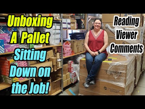 Unboxing a Pallet and Reading Funny Viewers comments. Check out what we got!