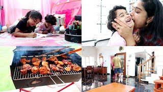 We Bought a New Barbeque - Sunday Afternoon Barbeque Vlog - Cheesy French Toast - Mango Smoothie