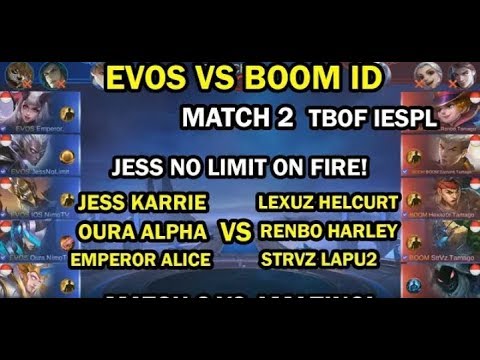 EVOS VS BOOM ID MATCH 2 IESPL