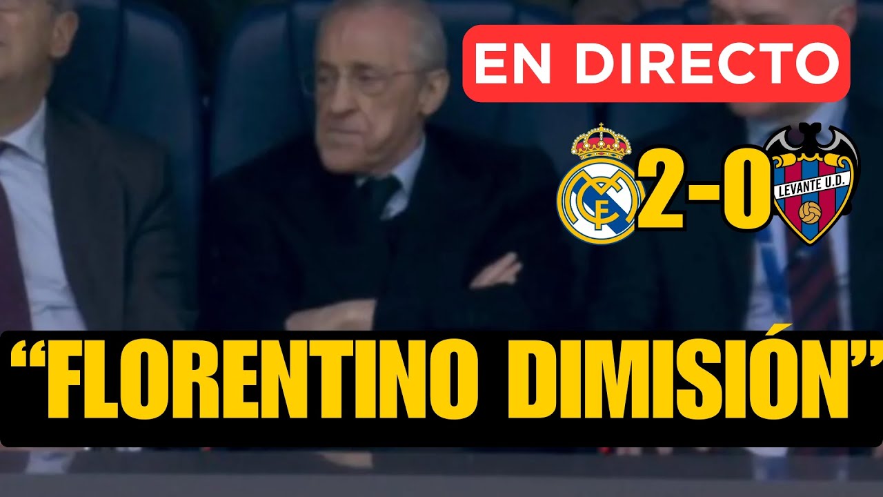 REAL MADRID - LEVANTE: REACCIÓN POST PARTIDO Y PITADA CON IÑAKI ANGULO