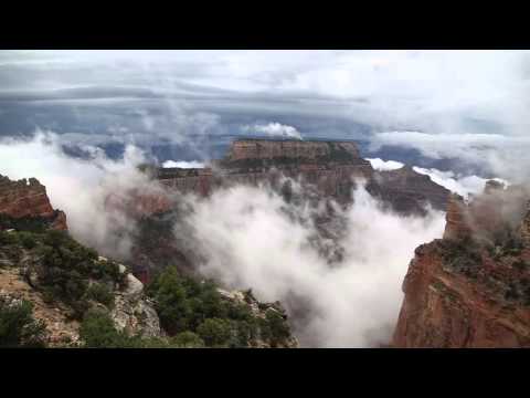 Swirling Clouds in the Grand Canyon