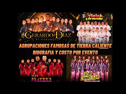 Cuanto cobran las agrupaciones más famosas de Tierra Caliente Gerardo Diaz  La Dinastia Los Players