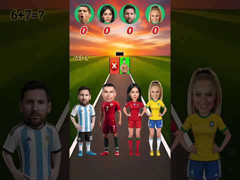 Ronaldo and Messi vs Georgina and Alisha Lehman 🤩