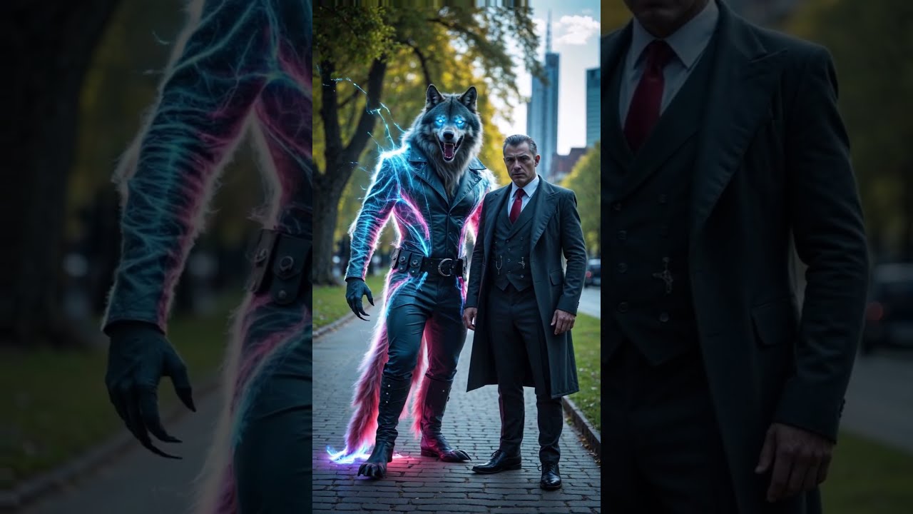 Not all wolves howl-some make moves in silence  #ai #aiart #artificialintelligence #humanoid