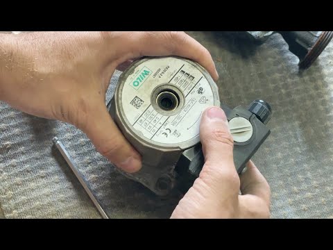 disassembling the Wilo circulation pump