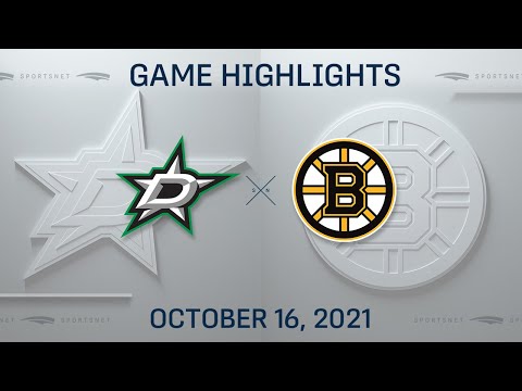 NHL Highlights | Stars vs. Bruins - Oct. 16, 2021