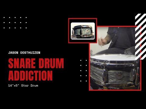 Jason's Snare Drum Addiction - Prt 34 - Star Drums 14''x 5'' Oyster Pearl Snare Drum