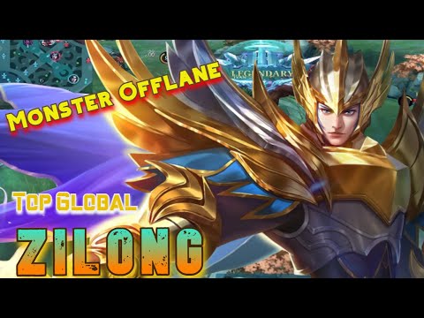 Monster Offlane Zilong The Spear of Dragon!  - Top 1 Global Zilong By Pain悲哀 - Mobile Legends