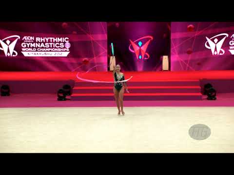 CASTIGLIONI Lucia (SMR) - 2021 Rhythmic Worlds, Kitakyushu (JPN) - Qualifications Ribbon