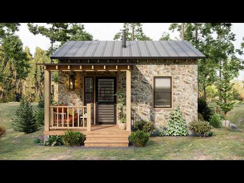 20'x20' (6x6m) Would You Live Here? A Tour of the Perfect Tiny House.