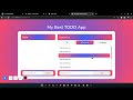 1104 ToDo App Setting Up ToDo App Class In Javascript