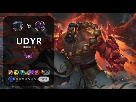 Udyr Jungle vs Kha'Zix - EUW Master Patch 13.10