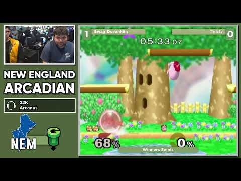 NE Melee Arcadian 10 - Swag Dovahkiin (Fox) vs. Twisty (Jigglypuff) - SSBM WSF