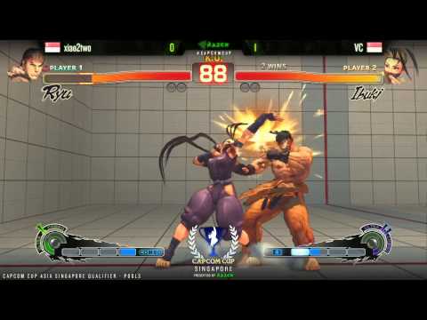 SSF4AE Xiao2two vs VC - CAPCOM-Cup Asia SINGAPORE Qualifiers