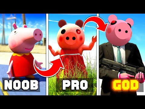 How To UPGRADE PIGGY Into A GOD In GTA 5 ... (Secret Powers!) - GTA 5 Mods Funny Gameplay