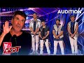 Larger Than Life Boyband Get The SIMON COWELL Treatment on America's Got Talent!